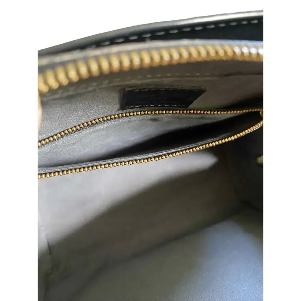 Louis Vuitton Pont Neuf Black Noir Epi Leather Handbag Purse Vintage Luxury Bag - Picture 12 of 16